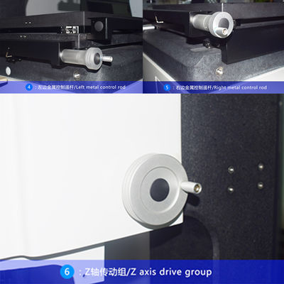 Machine de mesure manuelle automatique de coordonnée, équipement optique de métrologie de précision